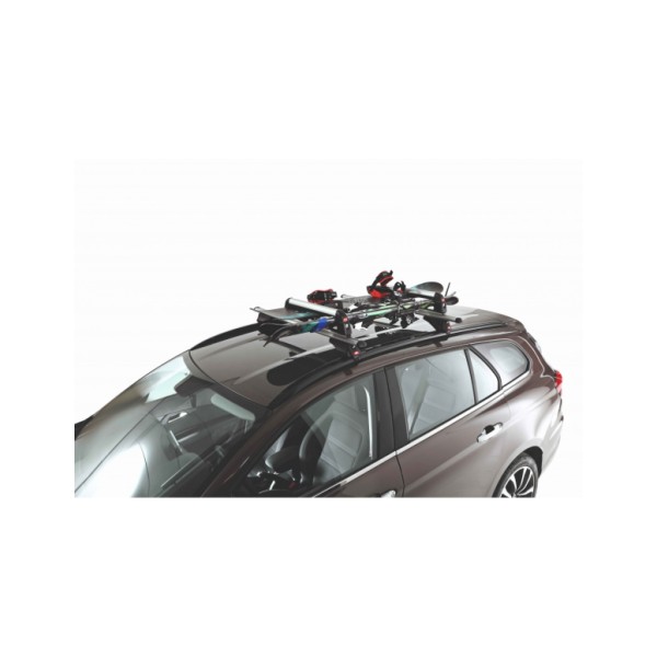 Portaesquís Aluski & Board 4 Fabbri para Barras de Techo Universal