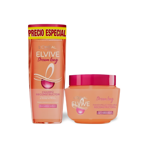 Elvive Dream Long champú 250 ml + mascarilla 310 ml