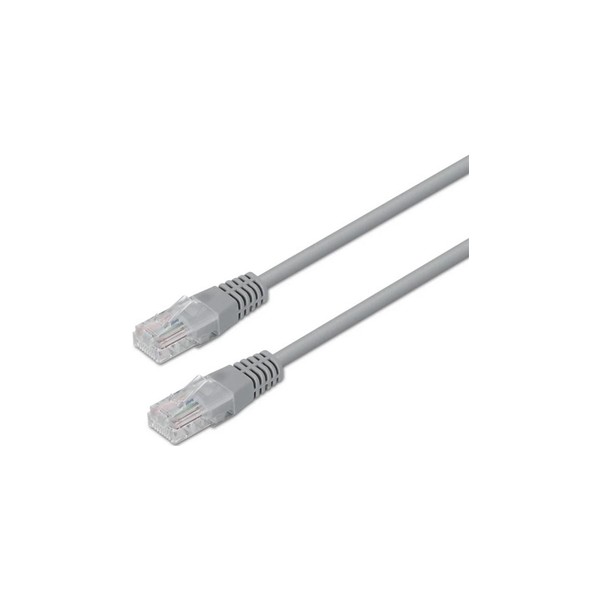 Aisens latiguillo rj45 cat.6 utp awg24 gris 15m